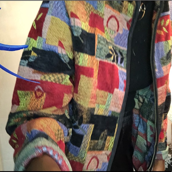 Vintage printed blazer/coat - Picture 11 of 12